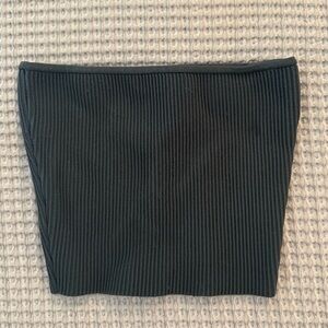 Aritzia - Babaton green/grey brand tube top